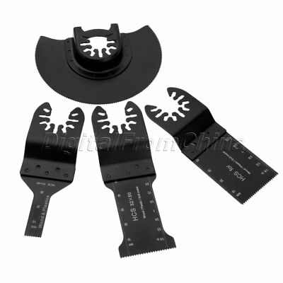 4pc Multi Function Saw Blades Cutter Oscillating Tool For Fein Multimaster Bosch
