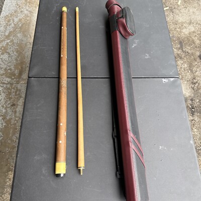 Vintage Custom 20oz  POOL BILLIARDS CUE STICK in CASE