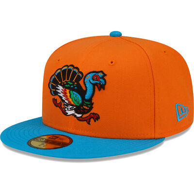 Men's New Era Orange Augusta GreenJackets Copa De La Diversion 59FIFTY Fitted