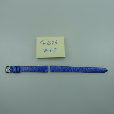 Watch Strap, GB Paris, Blue Lizard with Clasp