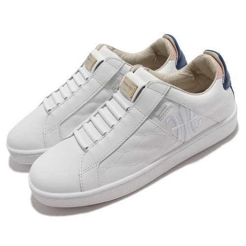 

Женские повседневные туфли без шнурков Royal Elastics Icon Lux White Pink Blue 92513-051, Белый, Icon Lux