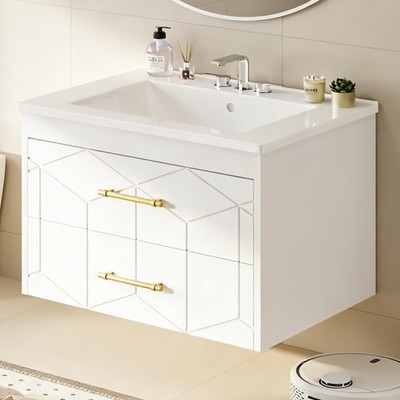 IDEALHOUSE Floating Bathroom Vanity with Sink 30 inch, Modern ...