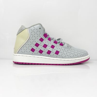 

Nike Girls Air Jordan Illusion 705535-009 Серые баскетбольные кроссовки Размер 5Y, Серый, Air Jordan Illusion