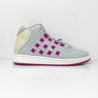 Nike Girls Air Jordan Illusion 705535-009 Серые баскетбольные кроссовки Размер 5Y