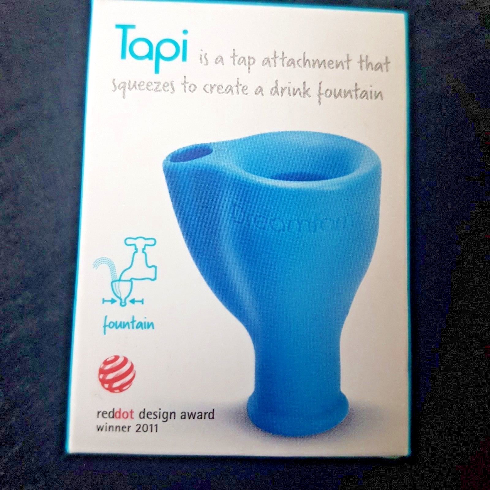 New TAPI DREAMFARM Drink Fountain Tap Attachment For Kids School Travel Camping