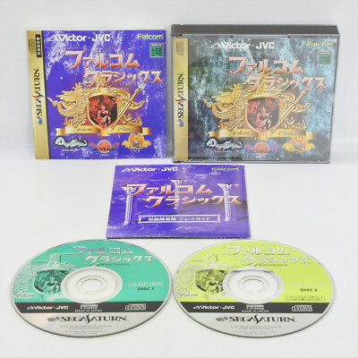 FALCOM CLASSICS Daragon Slayer Xanadu Ys Sega Saturn 1201 ss