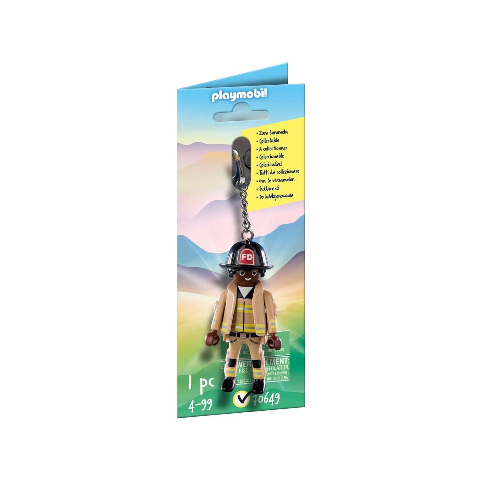 Набор брелоков Playmobil Пожарный 70649 НОВЫЙ В НАЛИЧИИ
