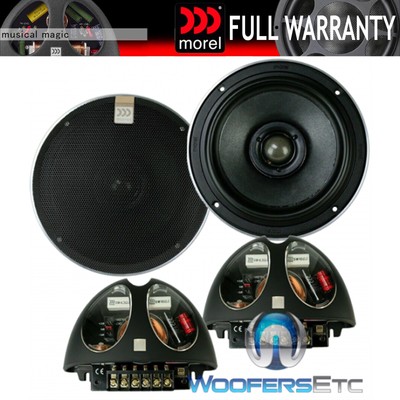 MOREL HYBRID INTEGRA 62 6.5'' CAR 2-WAY COMPONENT SPEAKERS CROSSOVERS MIDS NEW