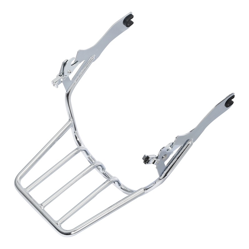 Chrome Two-Up Luggage Mount Rack Fit For Harley Davidson Softail Fat Bob 2018-Up