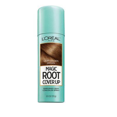 L'Oreal Paris Magic Root Cover Up Concealer Spray Light Golden Brown 2.0 Ounce