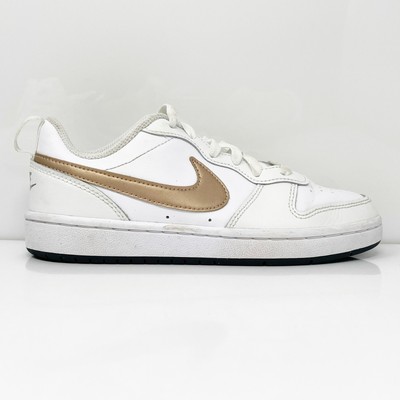 

Nike Boys Court Borough Low 2 BQ5448-116 Белая повседневная обувь Кроссовки Размер 4Y, Белый, Court Borough Low 2