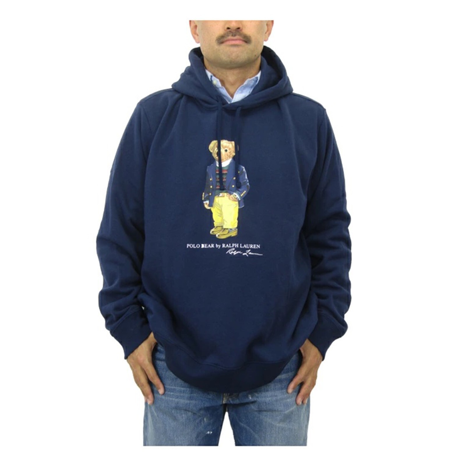 Пуловер Polo Ralph Lauren Толстовка с капюшоном и капюшоном Polo Bear — Темно-синий Preppy Bear