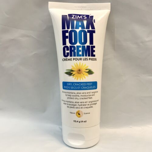 1x Zims max Foot creme for diabetics dry cracked skin Feet 4 O...