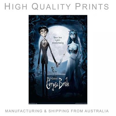 Tim Burton's The Corpse Bride HQ Poster choose your size A4/A3/A2/90x60 cm