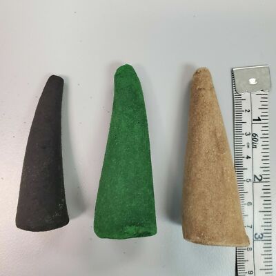 Pack of 6 Giant Jumbo 3'' Fragrance Incense Cones U Pick Scent 1+ Hour Burn Time