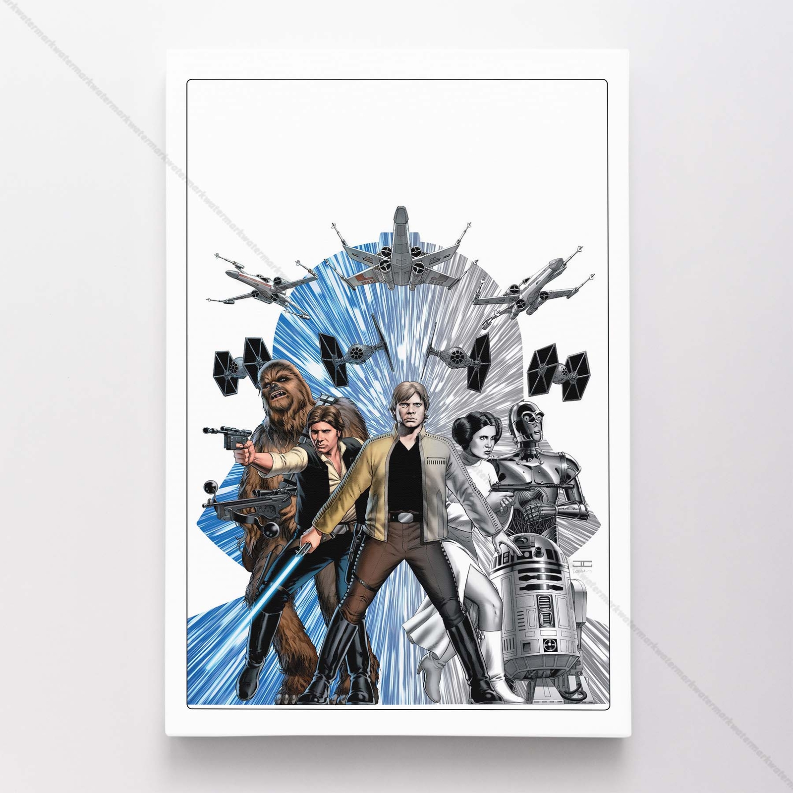 Star Wars Poster Canvas Movie Comic Art Print #2