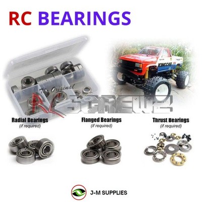 RCScrewZ Metal Shielded Bearings tam083b for Tamiya King Cab 2WD (58081) | KIT