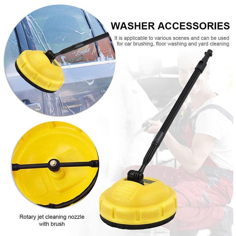 Pressure Washer Release Rotary Surface Patio Cleaner Attachment for Karcher