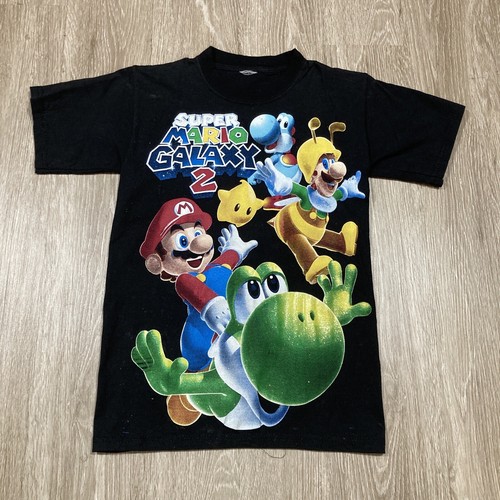 トップス Early Y2K Super Mario L/S 2003 Mario Shirt S Vintage 90s Y2k Super Mario Galaxy 2 Video