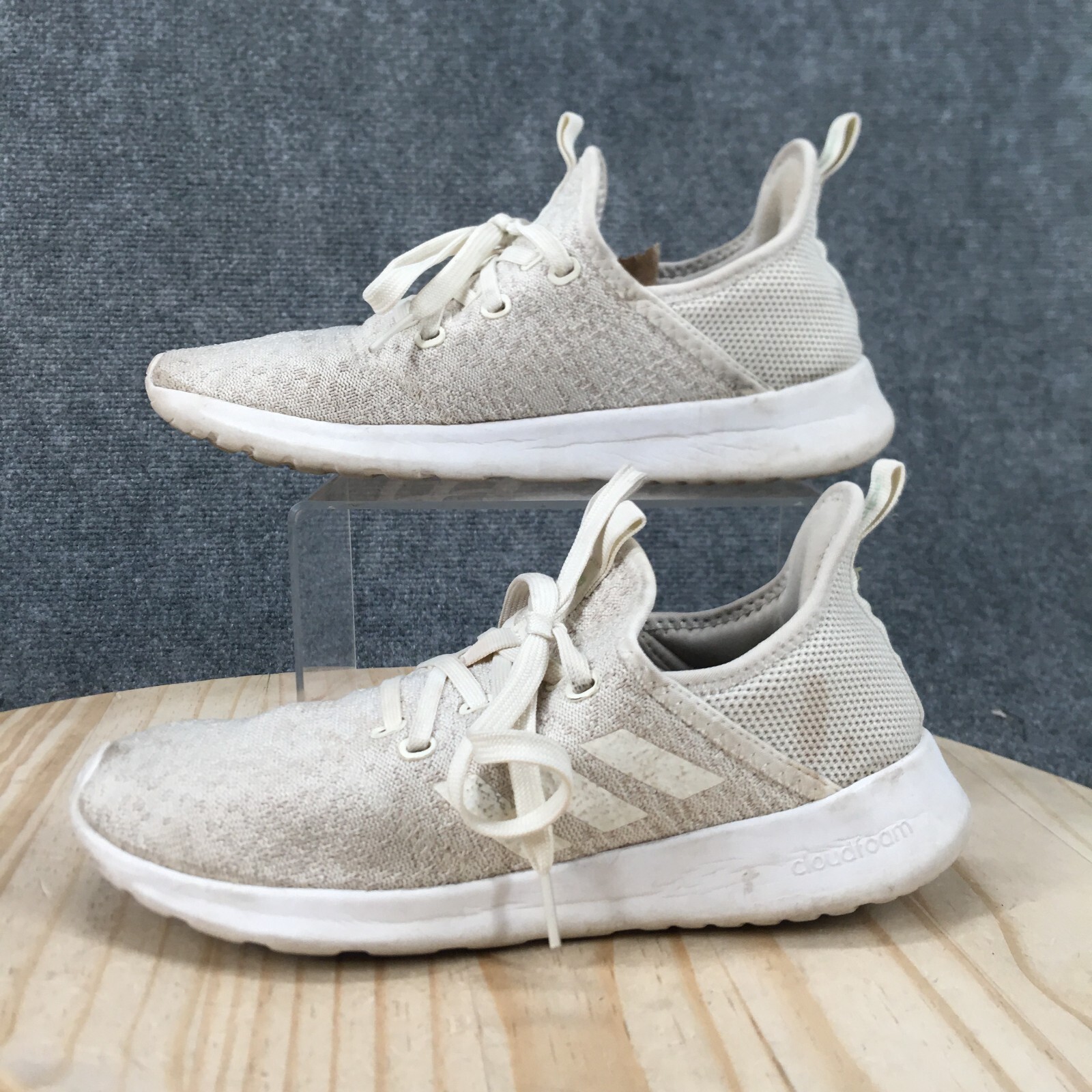 Adidas Shoes Womens 8 Cloudfoam Pure Running Sneakers White