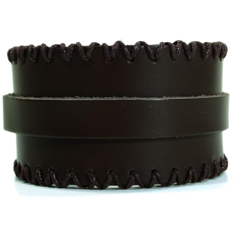 Biker Cjbb1902 Herren Armband Lederarmband Surfer Leder Braun 21 Cm