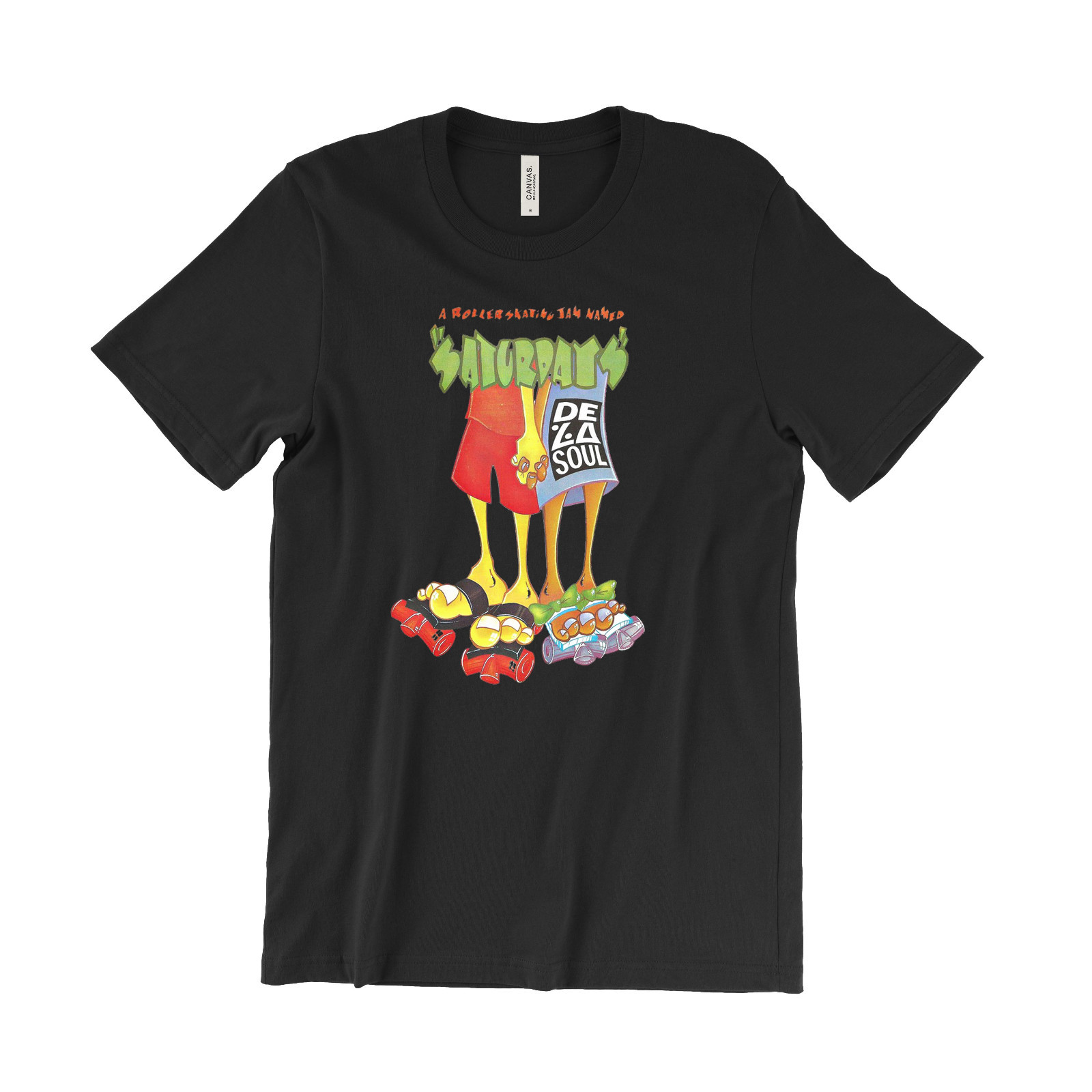 De La Soul Saturdays T Shirt - A Roller Skating Jam named 3