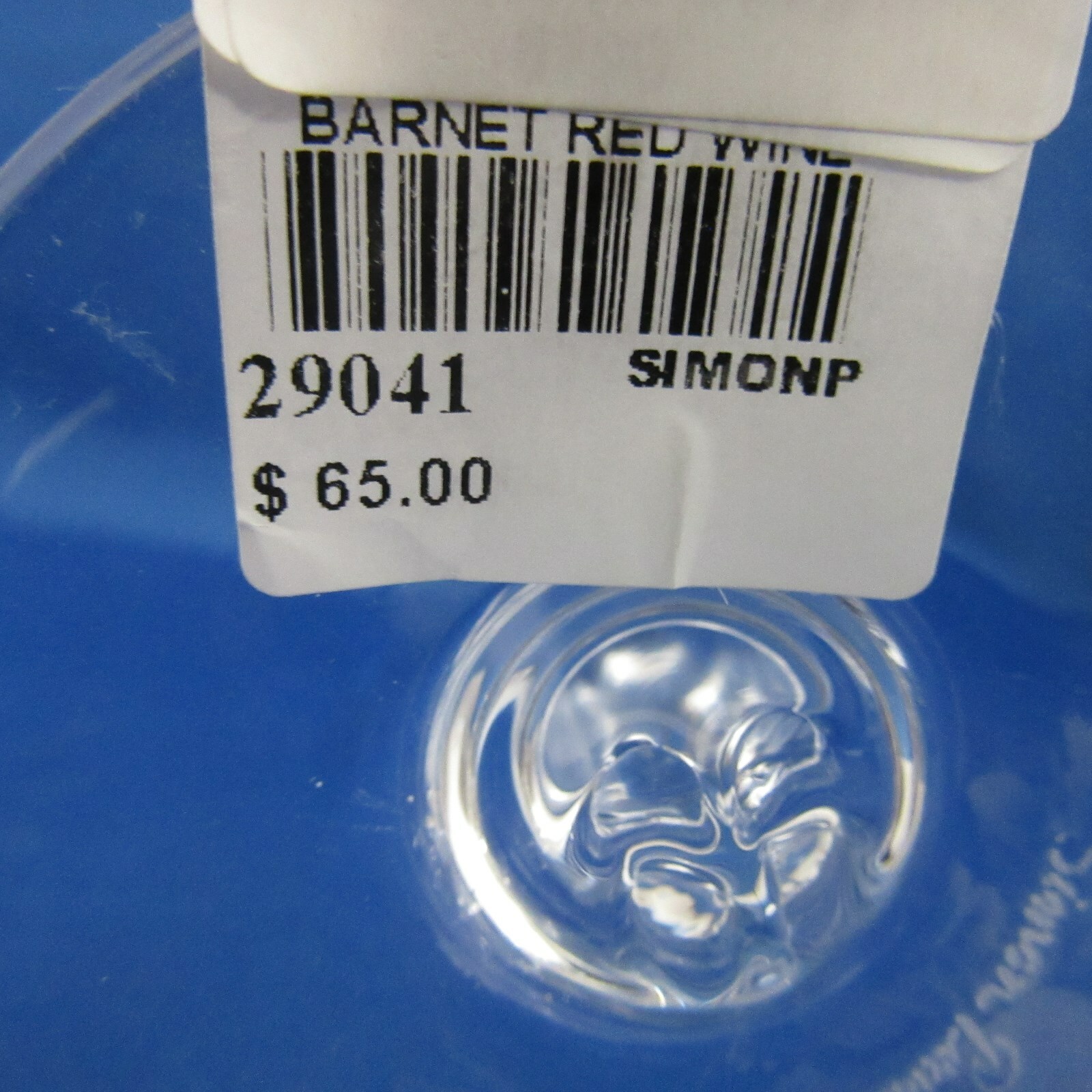 Simon Pearce - Barnet red wine glass - NWT