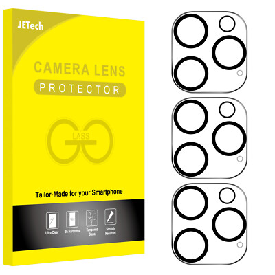 Camera Lens Protector for iPhone 12 Pro Max 6.7-Inch, 9H Tempered Glass, 3-Pack