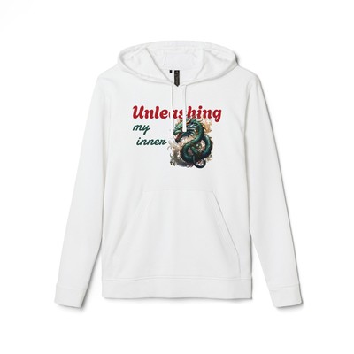 Adidas Dragon Fleece Hoodie | Mythical Creature Graphic Sweatshirt