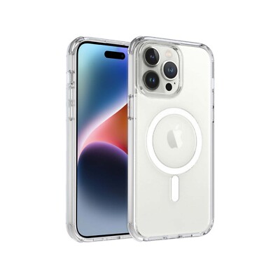 iPhone Clear Case with Magsafe Compatible with iPhone 15 14 13 Shockproof