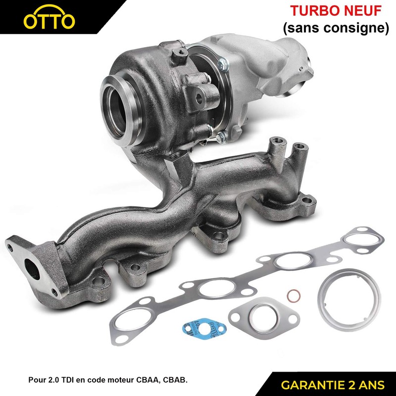 Turbo Moteur Cba 2.. Tdi Pour A3 Yeti Eos Golf 6 Jetta 3 Passat Scirocco 3 - 2.0