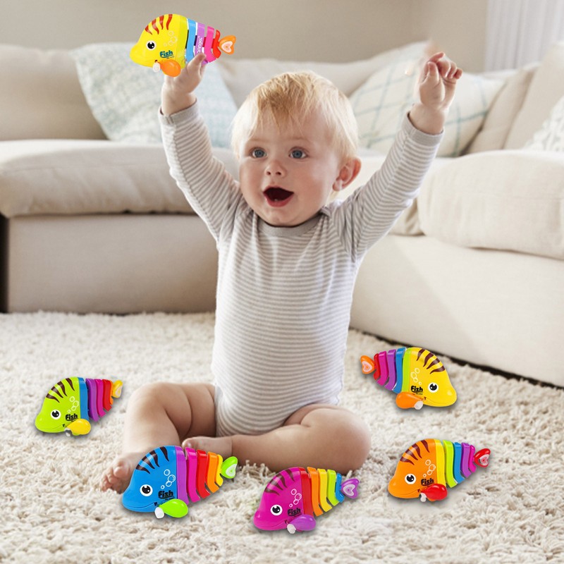 Wind-up Fish Bath Toy Bathtub Toys for Kids Wind-Up Bath Toys Of Sea