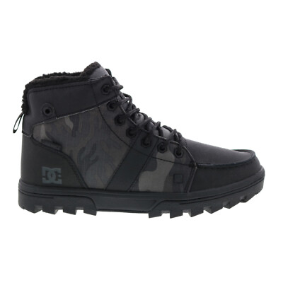 

DC Woodland Boot ADYB700042-BP2 Мужские черные кожаные повседневные классические ботинки на шнуровке 8, Черный, DC Woodland Boot