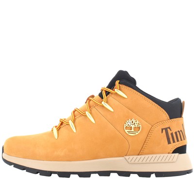 Pre-owned Timberland A24us Men's Boots Tb0a1xvq231 Sprint Trekker Mid In Yellow