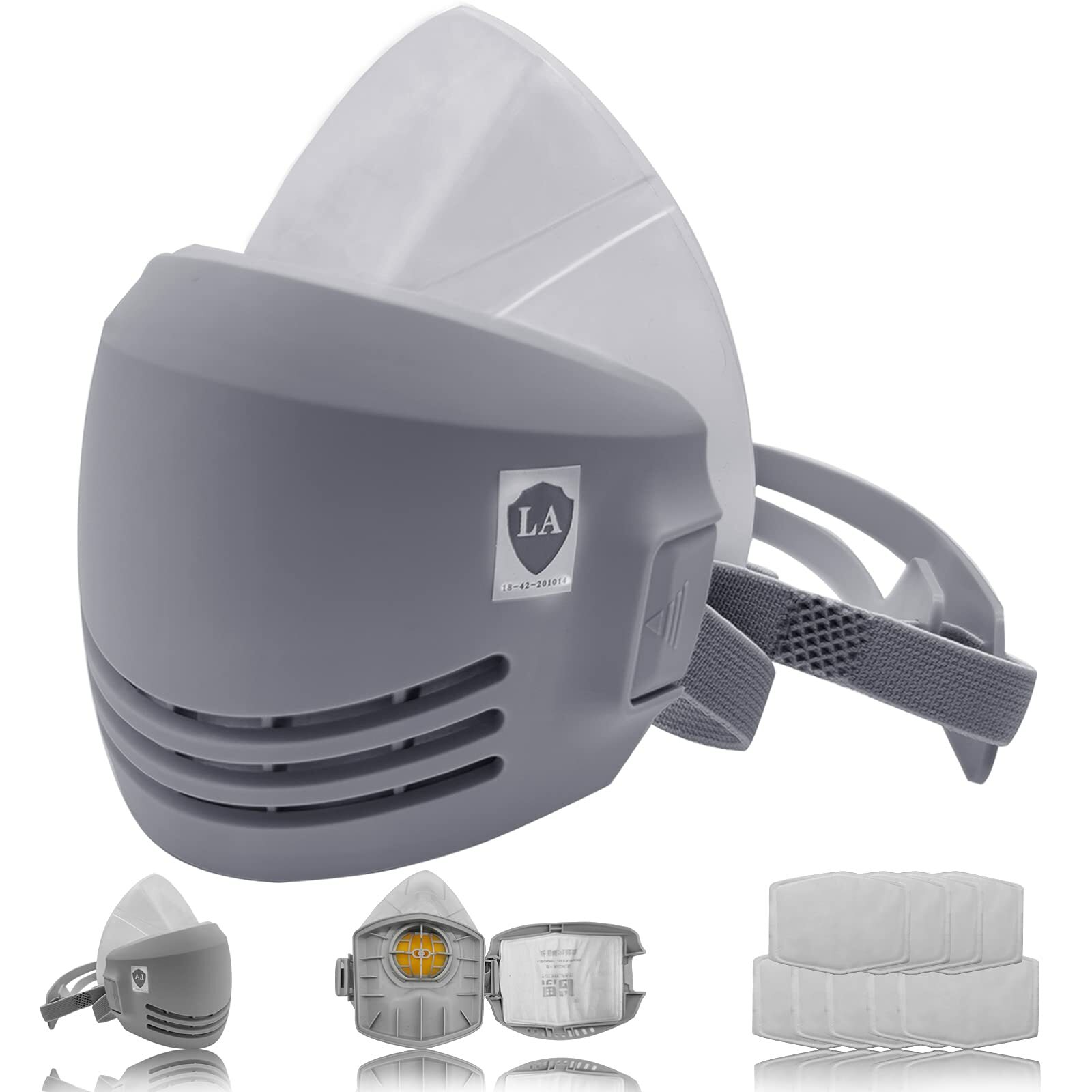 Riutilizzabile, Respiratore A Mezza Faccia per Vernice