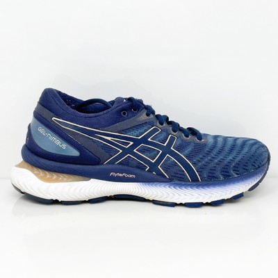 

Asics Womens Gel Nimbus 22 1012A587 Синие кроссовки для бега Размер 6, Синий, Gel Nimbus 22