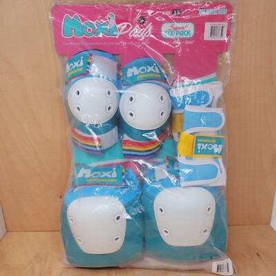Moxi Pads Skate Pads 187 Killer Pads Size XS Jade Super 6 pack 