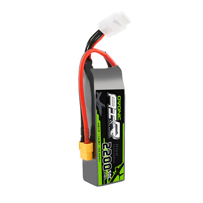 Ovonic 50C 14.8V 2200mAh 4S Lipo Battery XT60 Plug For DYNAM RC Airplane EDF Jet