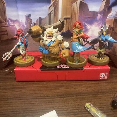 nintendo amiibo zelda Lot Urbosa,Revali,Mipha,Daruk