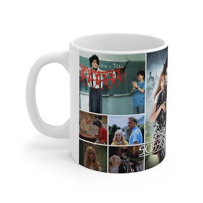 Edward Scissorhands Ceramic Mug 11oz, Johnny Depp, Winona Ryder, Dianne Wiest