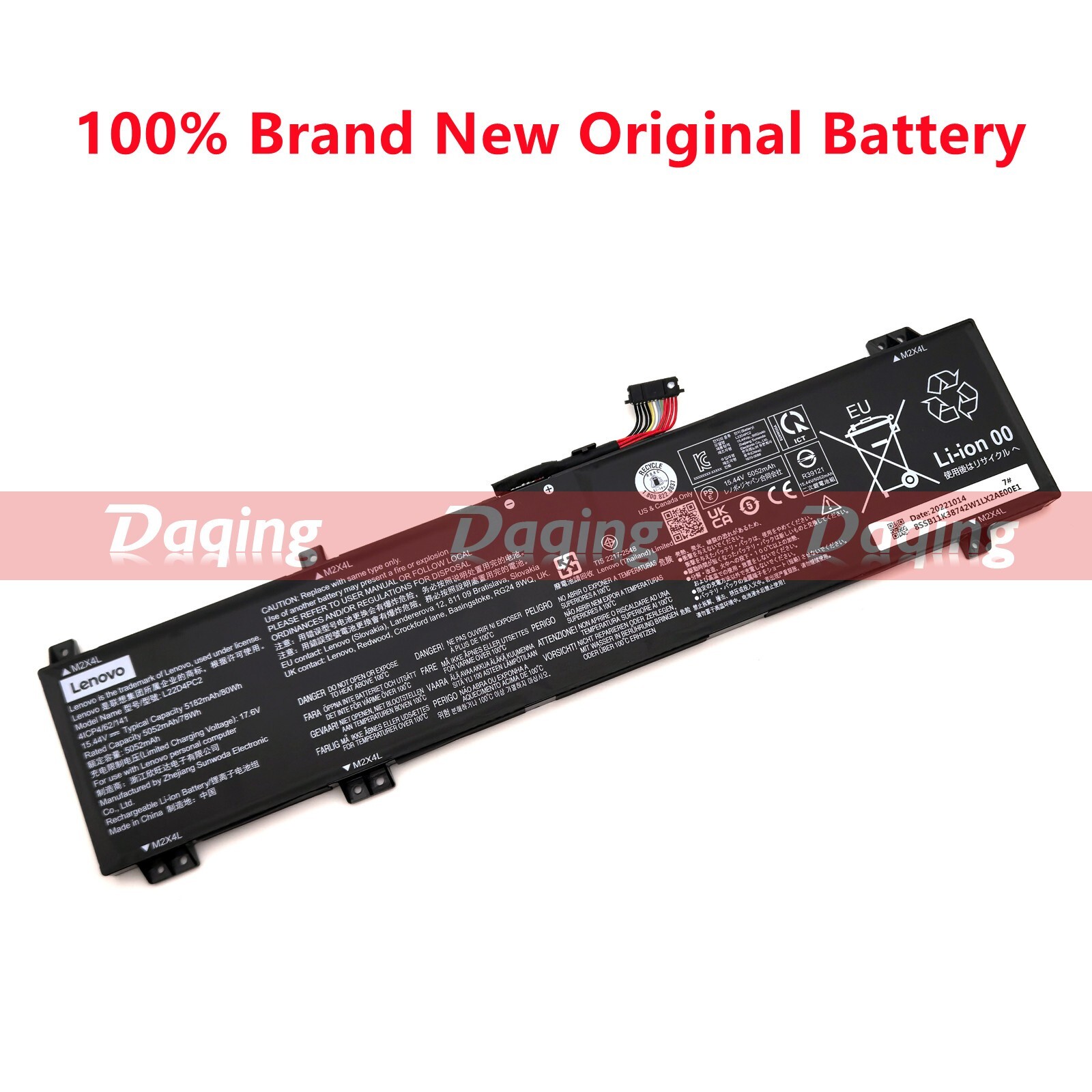 New Original L22M4PC2 L22C4PC2 Battery for Lenovo Legion Slim 5