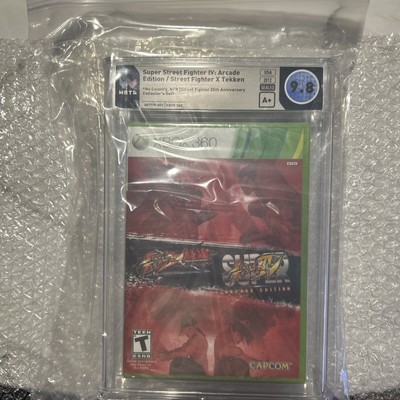 Streetfighter VS Tekken And SuperStreetfighter4ArcadeEdition Xbox360 WATA 9.8A+