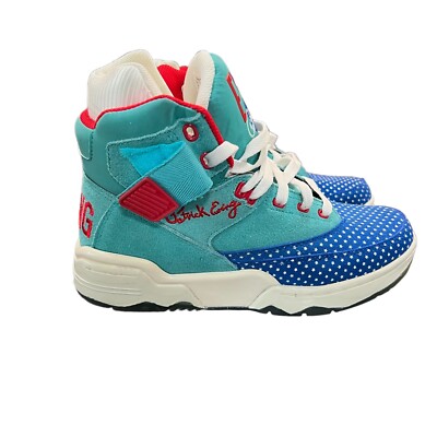 Ewing 33 Hi All Star Baltic Turkish Sea Green Blue Chinese Red White Sz 6