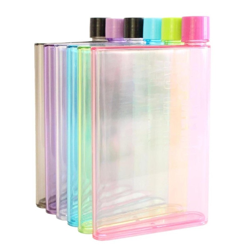 A6 A5 Paper Kettle Flat Pad Water Bottle Portable Book Drinks Cup Memobottle