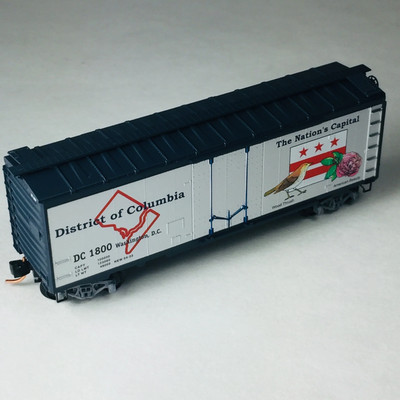 Micro-Trains MTL N Special Run District of Columbia 40' Box Car NSC403 BSB339