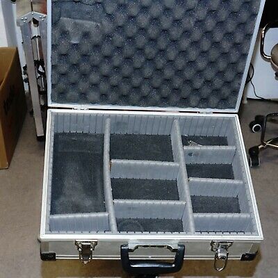 Fotokoffer Aluminium Koffer für Kamera Zubehör und Objektive 45x35x13 cm Alu