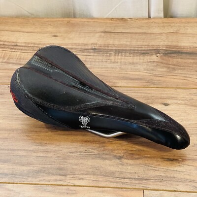 WTB Rocket V Saddle Black Leather Titanium Rails 132 x 270