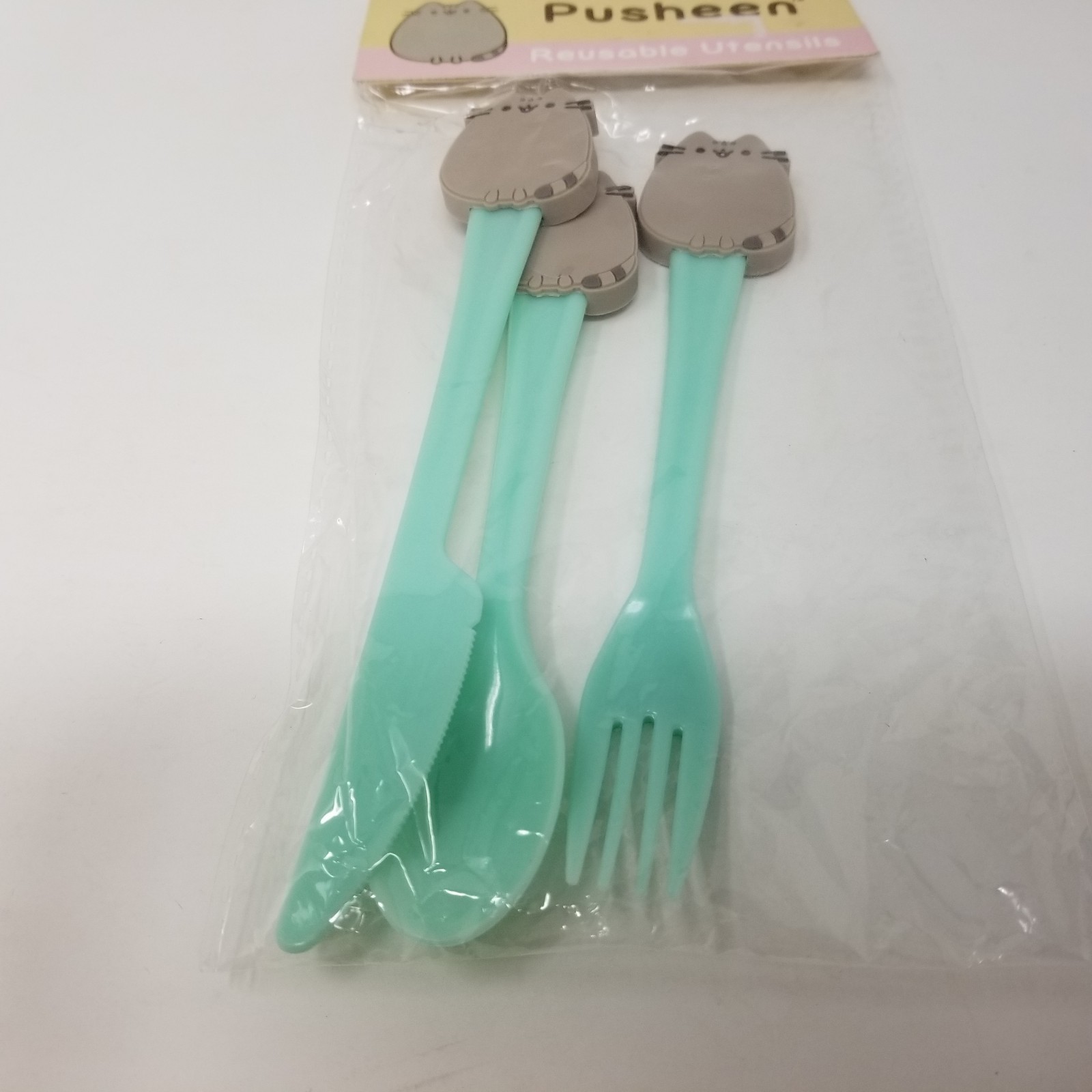 Pusheen Box Exclusive Spring 2017 Utensils Reusable Fork Spoon Knife