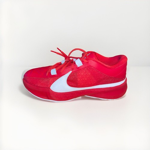 Nike Zoom Freak 5 TB University Red White Basketball Shoes