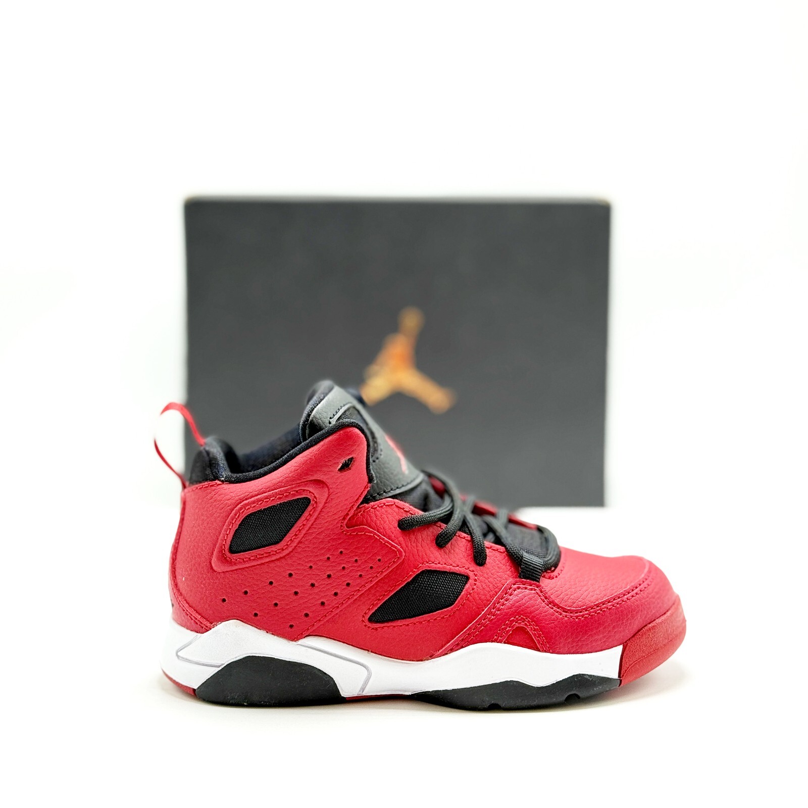 NEW* Kids NIKE AIR JORDAN FLIGHT CLUB '91 (PS) RED / BLACK